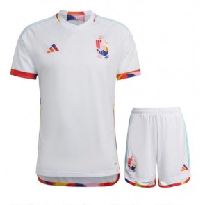 Belgium Replica Away Stadium Kit for Kids World Cup 2022 Short Sleeve (+ pants)